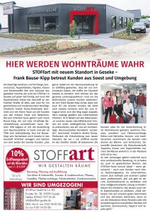STOFFart-Anzeige